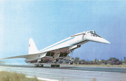 Сверхзвуковой пассажирский самолет Ту-144 — гигантская бесхвостка